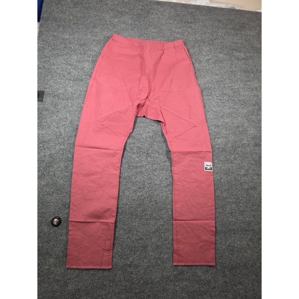 Seed Antidote Pants Hemp Organic Cotton Pink Adult Medium Unisex Harem Bracelet